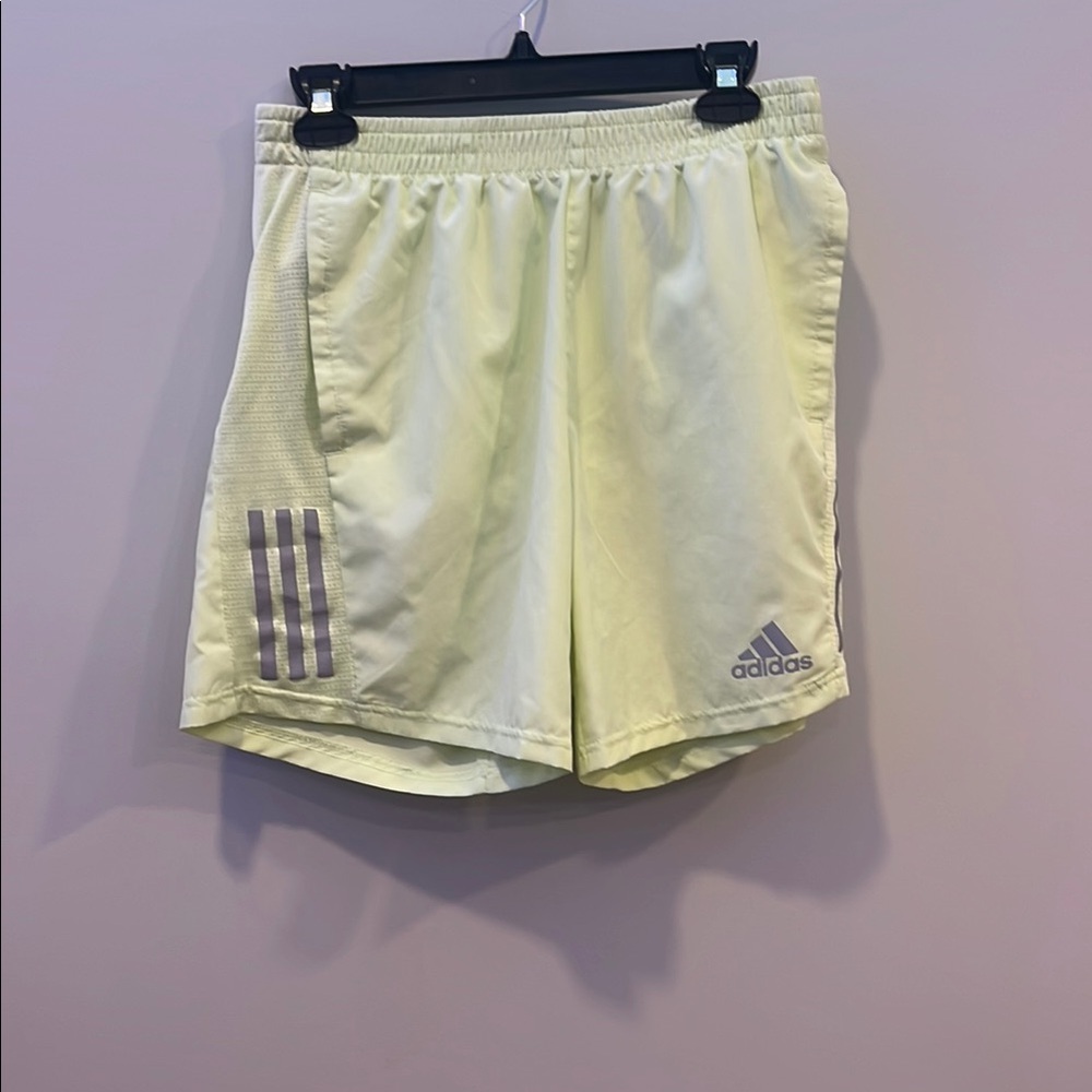 Adidas Athletic Running Shorts Lightweight Elastic Waist